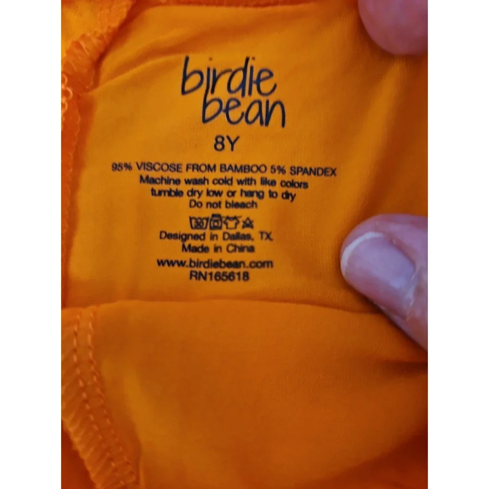 NWT Birdie Bean Halloween Sleeve Pajama Set  Bamboo Viscose Girls 8